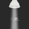 Żarówka LED V-TAC GU10 6W 10st (wąski kąt światła) VT-249 3000K 445lm
